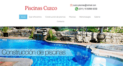 Desktop Screenshot of piscinascuzco.com