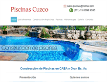 Tablet Screenshot of piscinascuzco.com